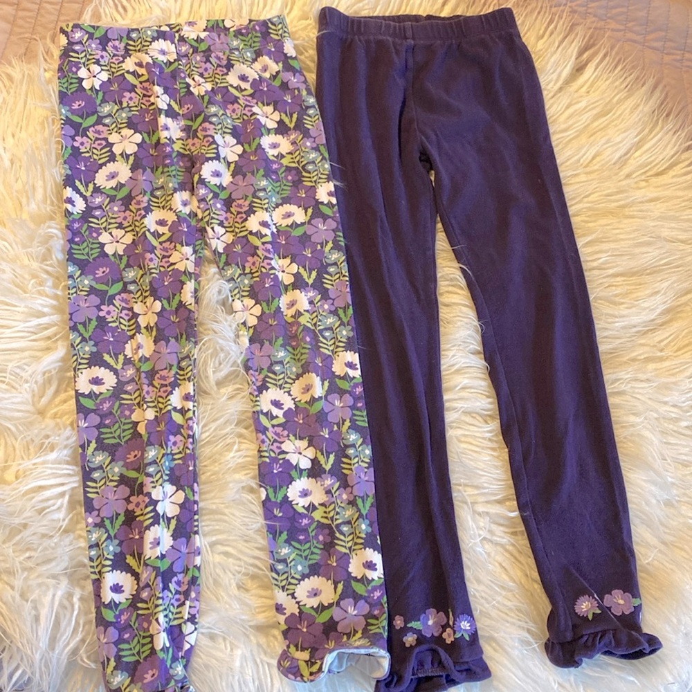 Gymboree leggings set of 2pair. Size 8
